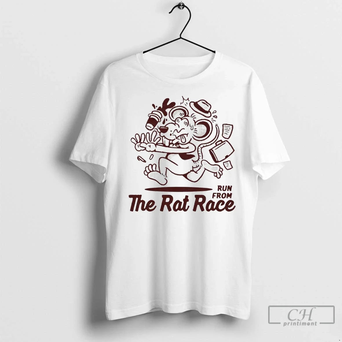 Premium Run From The Rat Race - Adult & Kids T-Shirts, Sweatshirts & Hoodies apparel design preview 1