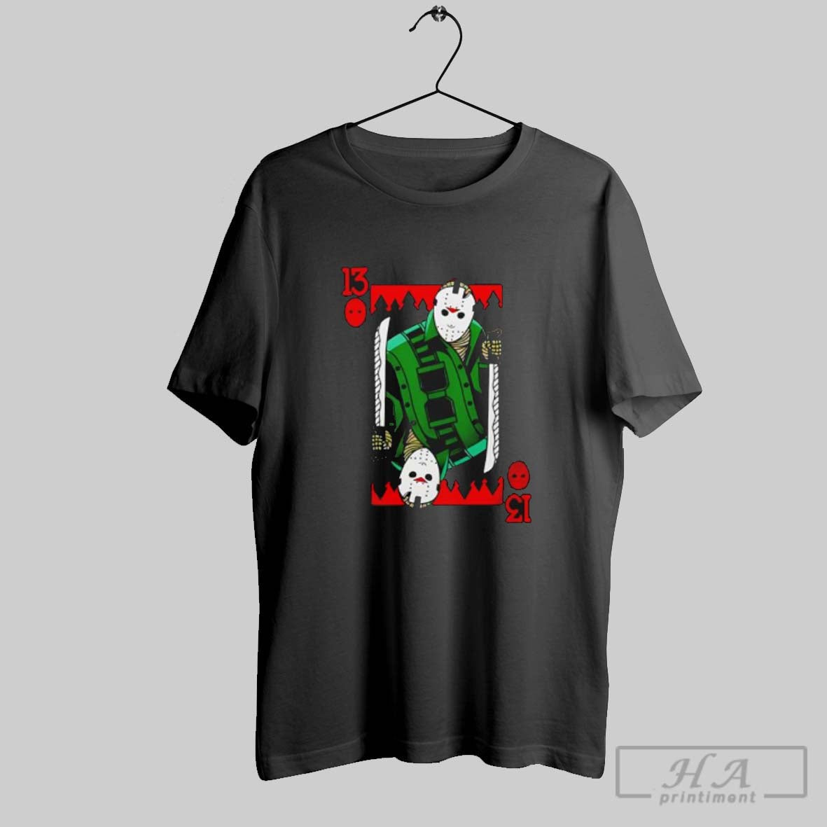 Premium Scary Jason 13 Voorhees Friday The 13th - Adult & Kids T-Shirts, Sweatshirts & Hoodies apparel design preview 1
