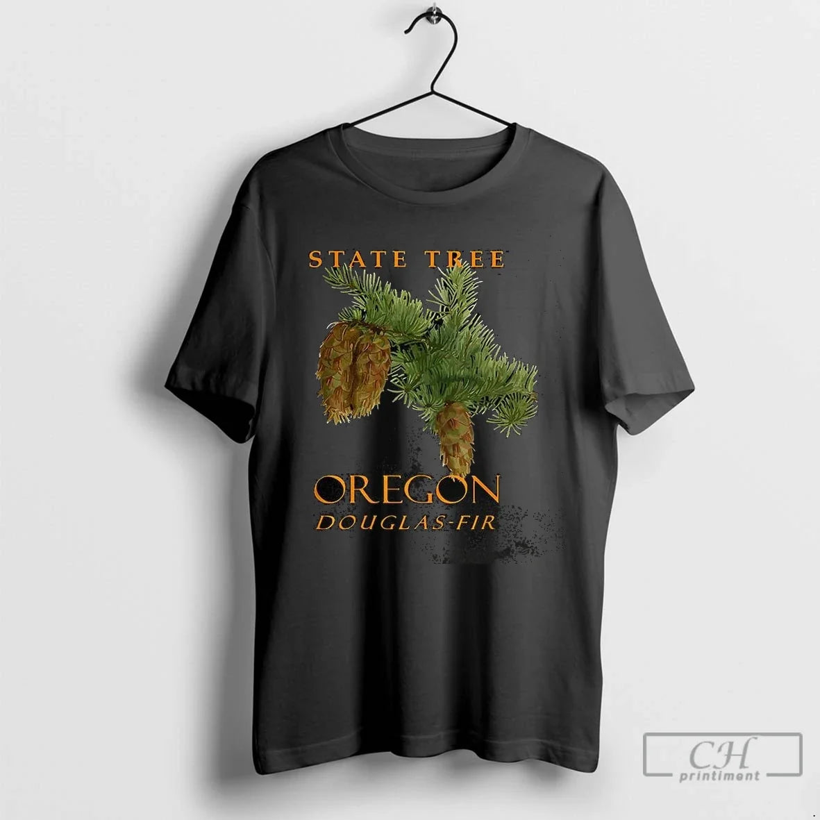 Premium State Tree Oregon Douglas Fir - Adult & Kids T-Shirts, Sweatshirts & Hoodies apparel design preview 1