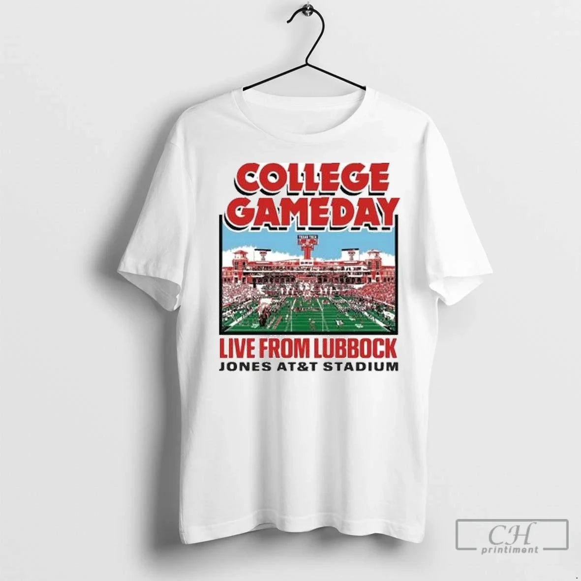 Premium Texas Tech Espn College Gameday Live From - Adult & Kids T-Shirts, Sweatshirts & Hoodies apparel design preview 1