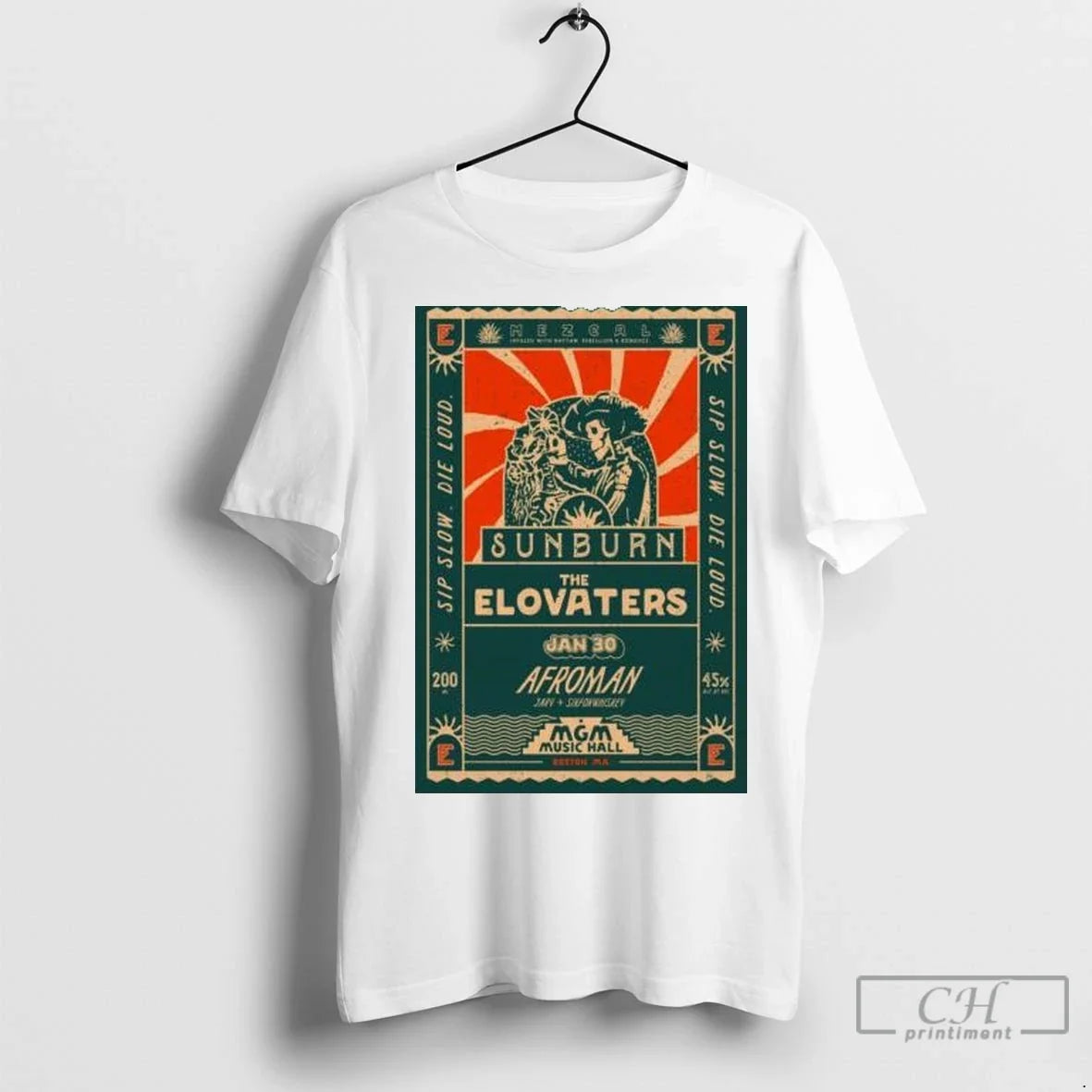 Premium The Elovaters Mgm Music Hall Boston Ma Jan 30 - Adult & Kids T-Shirts, Sweatshirts & Hoodies apparel design preview 1