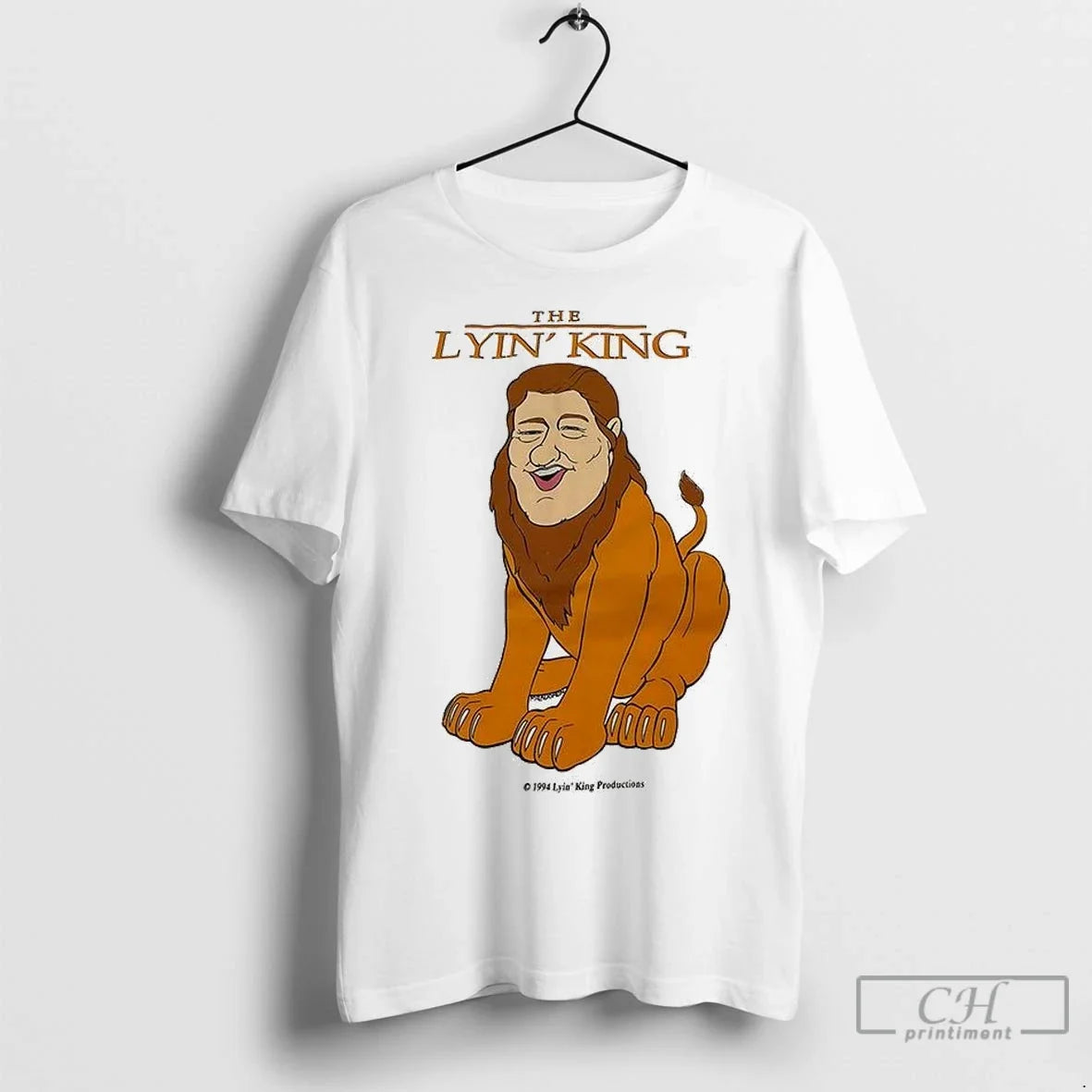 Premium The Lyin King Parody - Adult & Kids T-Shirts, Sweatshirts & Hoodies apparel design preview 1