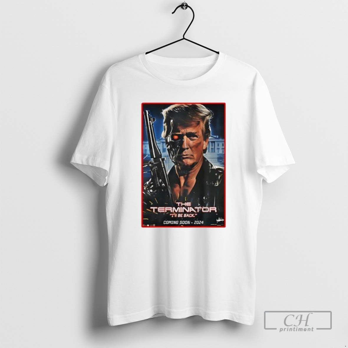 Premium Trump The Terminator Sweater - Adult & Kids T-Shirts, Sweatshirts & Hoodies apparel design preview 1