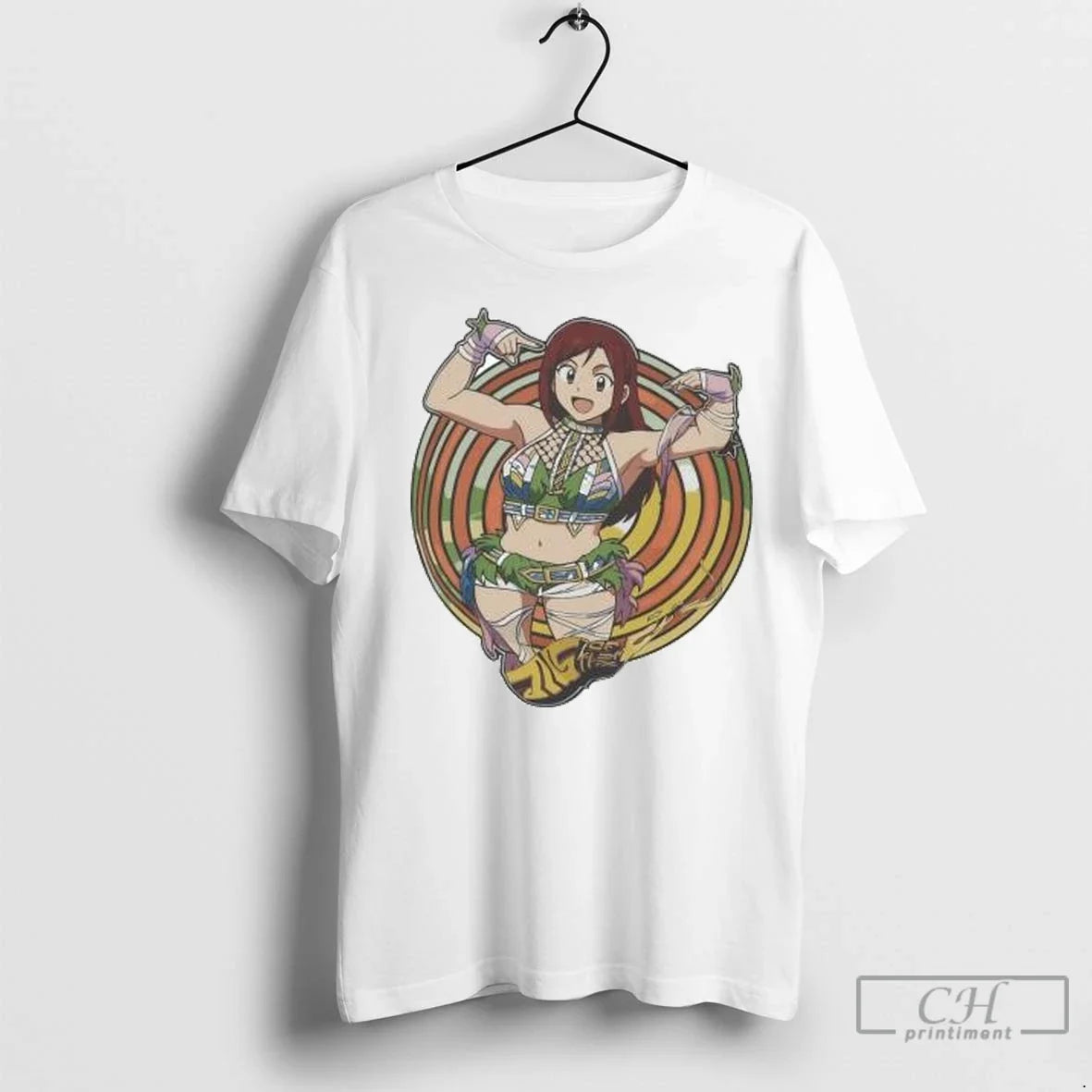 Premium Tyrese Haliburton Iyo Anime Circle White - Adult & Kids T-Shirts, Sweatshirts & Hoodies apparel design preview 1