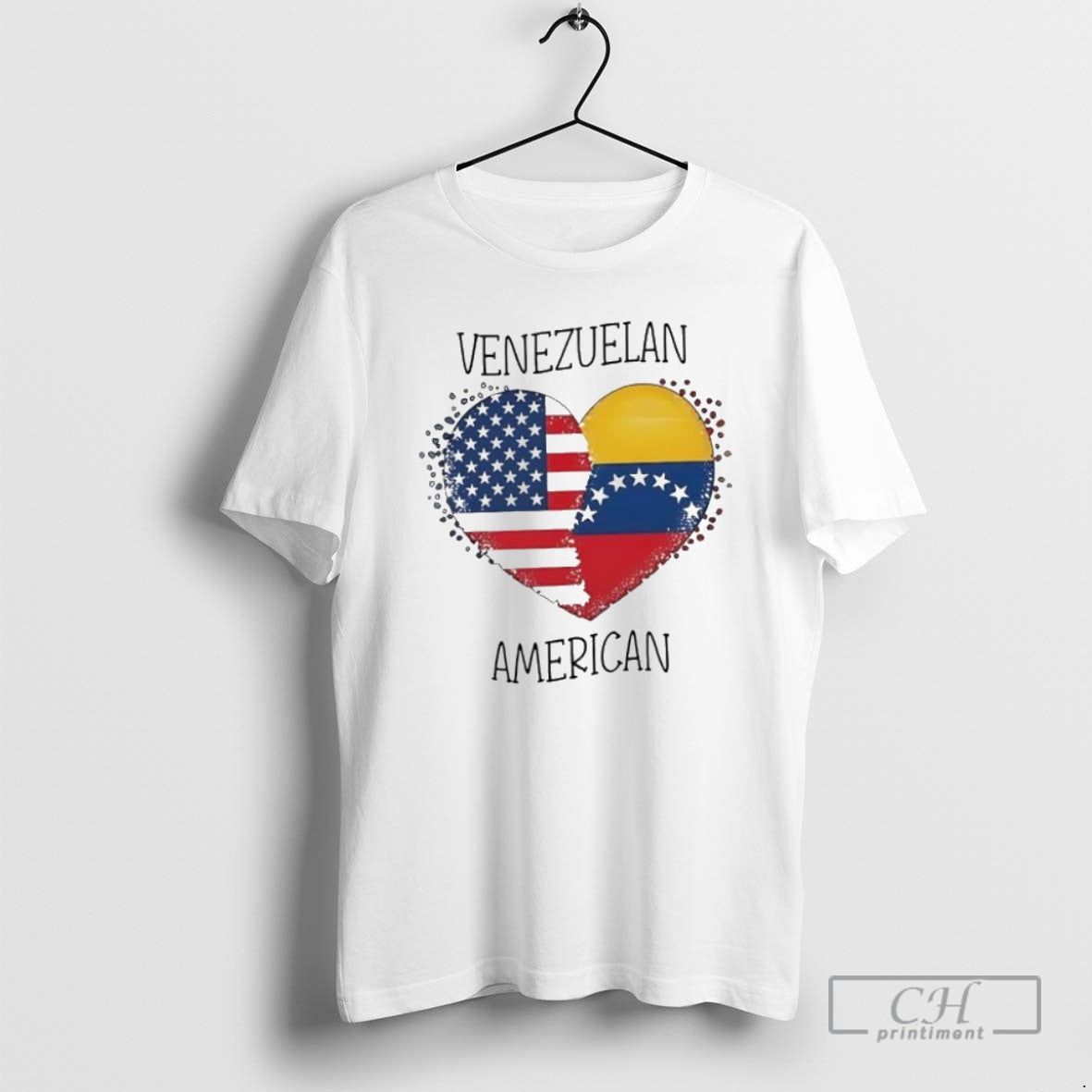 Premium Venezuela America Heart Flag Sweater - Adult & Kids T-Shirts, Sweatshirts & Hoodies apparel design preview 1