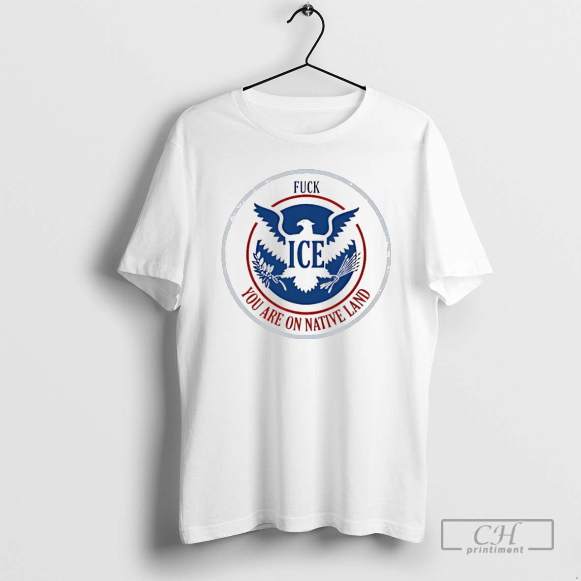 Premium You Are On Native Land Fck Ice Christmas - Adult & Kids T-Shirts, Sweatshirts & Hoodies apparel design preview 1