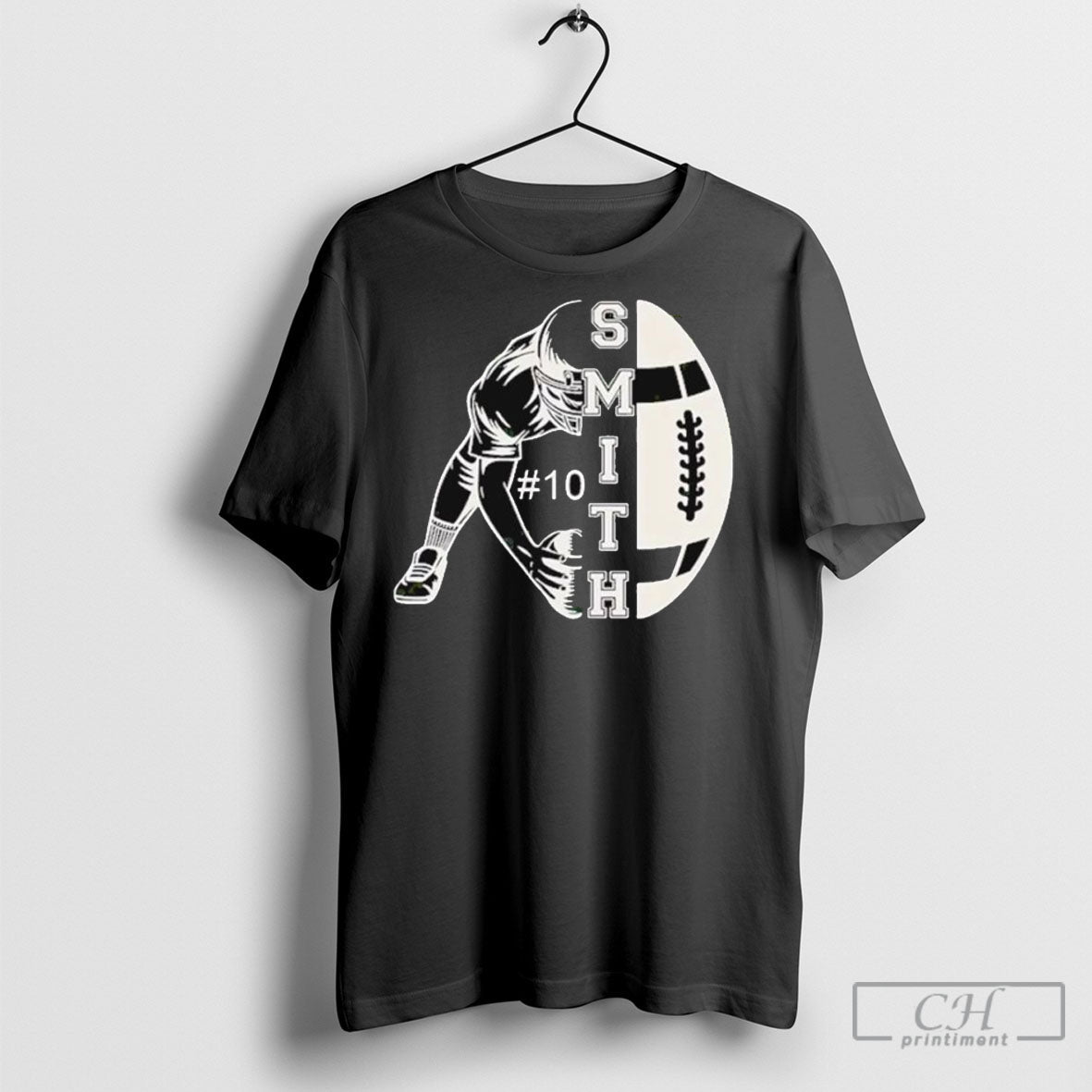 Premium Your Name Football Mom - Adult & Kids T-Shirts, Sweatshirts & Hoodies apparel design preview 1