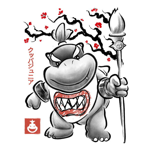 Prince Koopa Sumi E - Adult & Kids T-Shirts, Sweatshirts & Hoodies apparel design preview 1