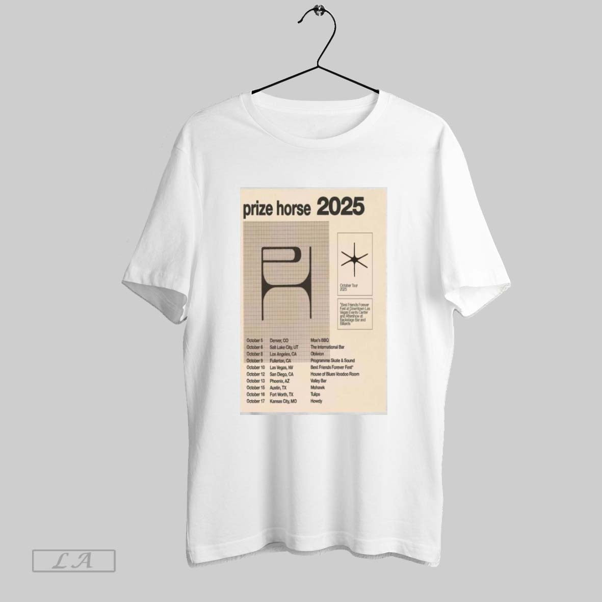 Prize Horse October Tour 2025 - Adult & Kids T-Shirts, Sweatshirts & Hoodies apparel design preview 1