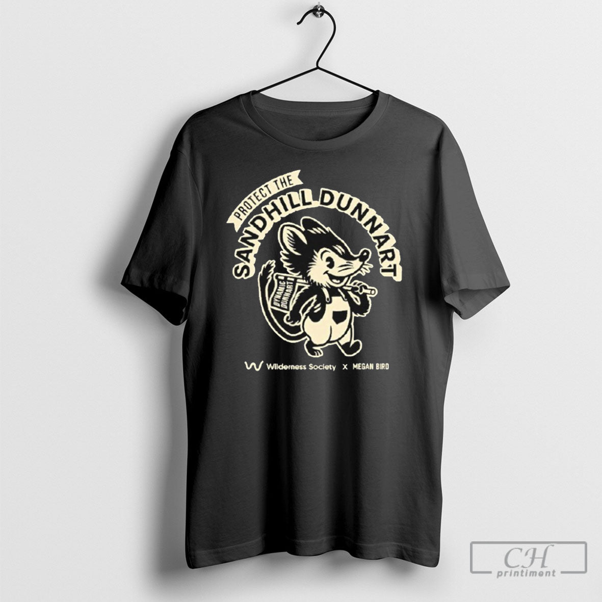 Protect The Sandhill Dunnart Wilderness Society X - Adult & Kids T-Shirts, Sweatshirts & Hoodies apparel design preview 1