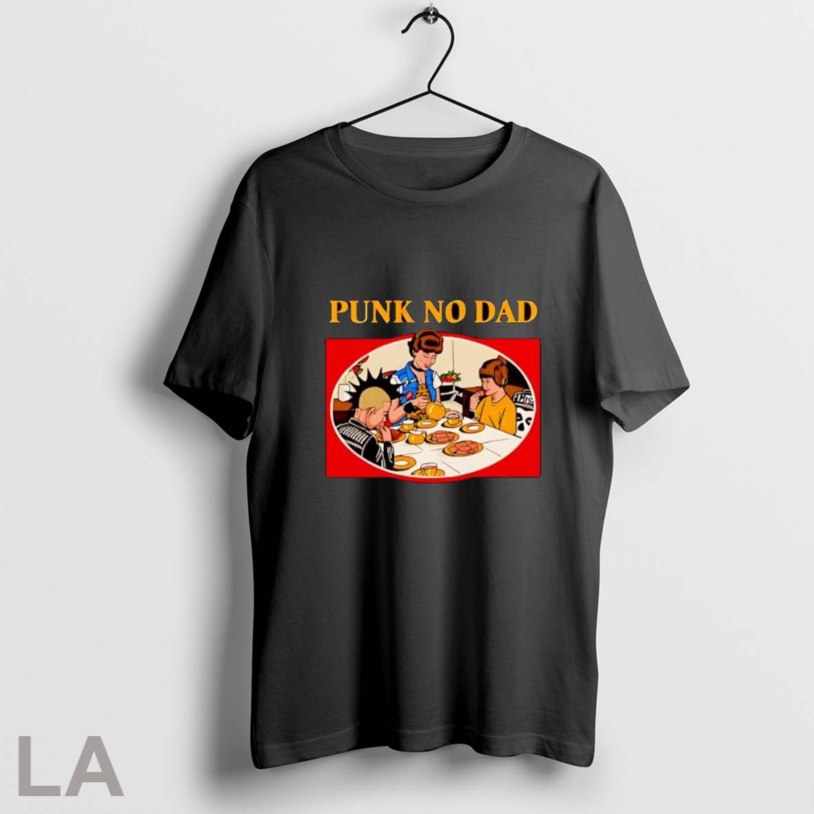Punk No Dad - Adult & Kids T-Shirts, Sweatshirts & Hoodies apparel design preview 1