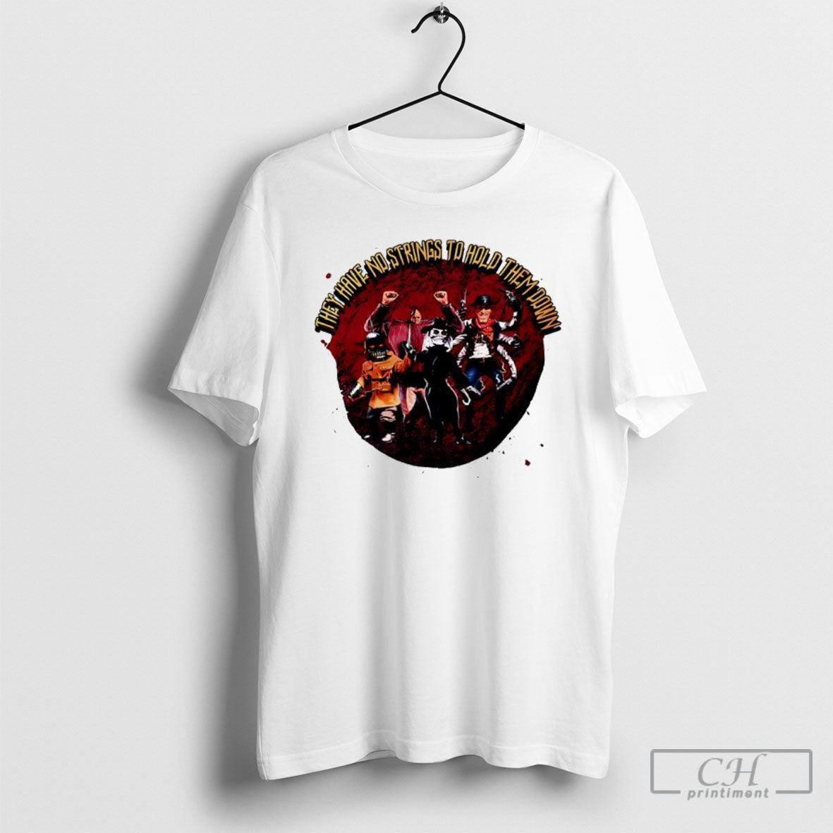 Puppet Master They Have No Strings To Hold Them Down - Adult & Kids T-Shirts, Sweatshirts & Hoodies apparel design preview 1