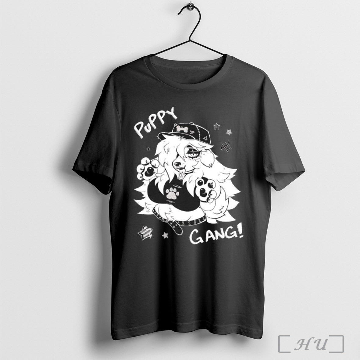 Puppy Gang Gothic Graphic - Adult & Kids T-Shirts, Sweatshirts & Hoodies apparel design preview 1