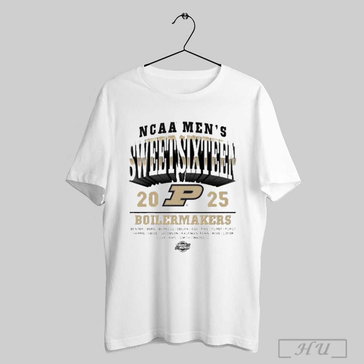 Purdue Boilermakers Ncaa Mens Sweet Sixteen - Adult & Kids T-Shirts, Sweatshirts & Hoodies apparel design preview 1