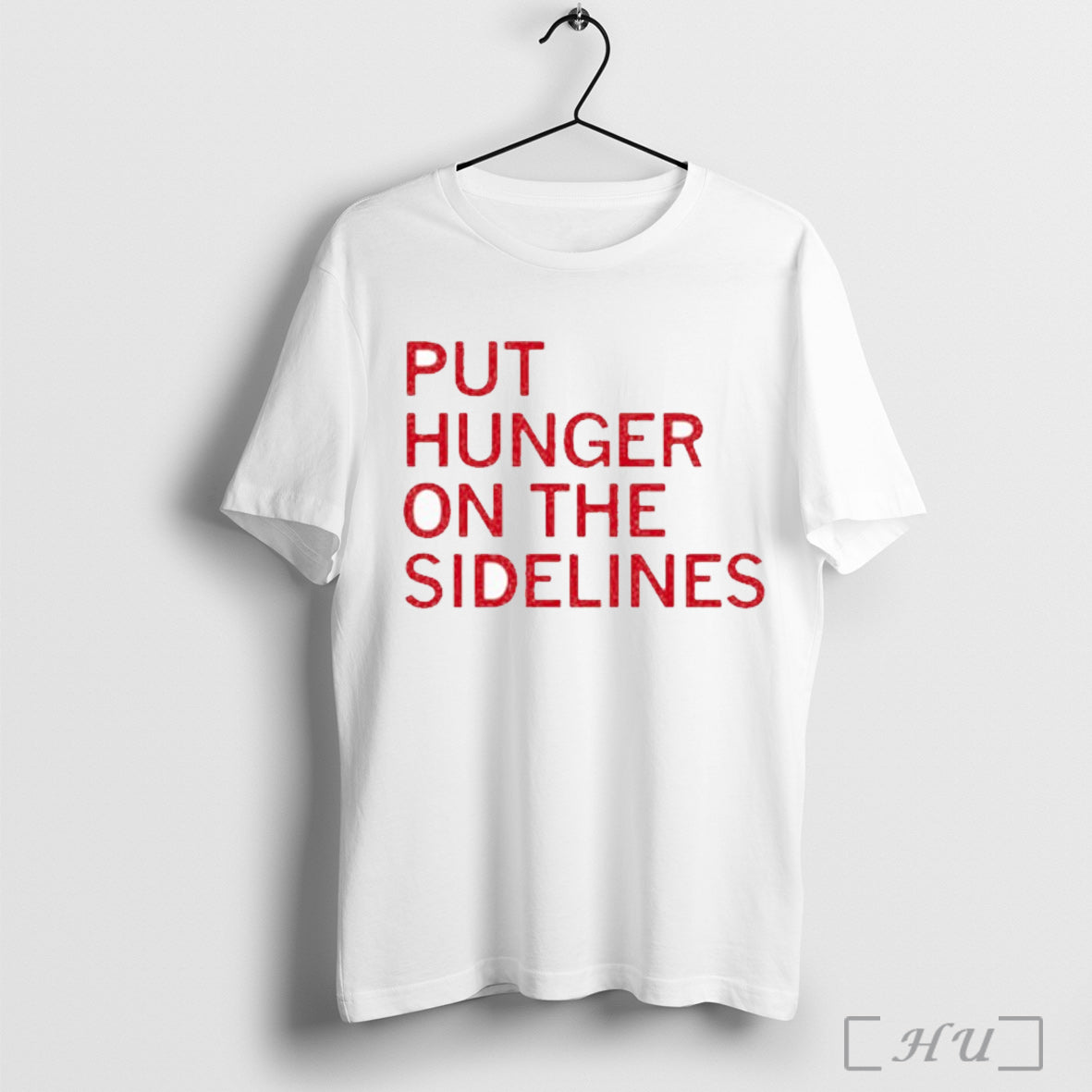 Put Hunger On The Sidelines - Adult & Kids T-Shirts, Sweatshirts & Hoodies apparel design preview 1