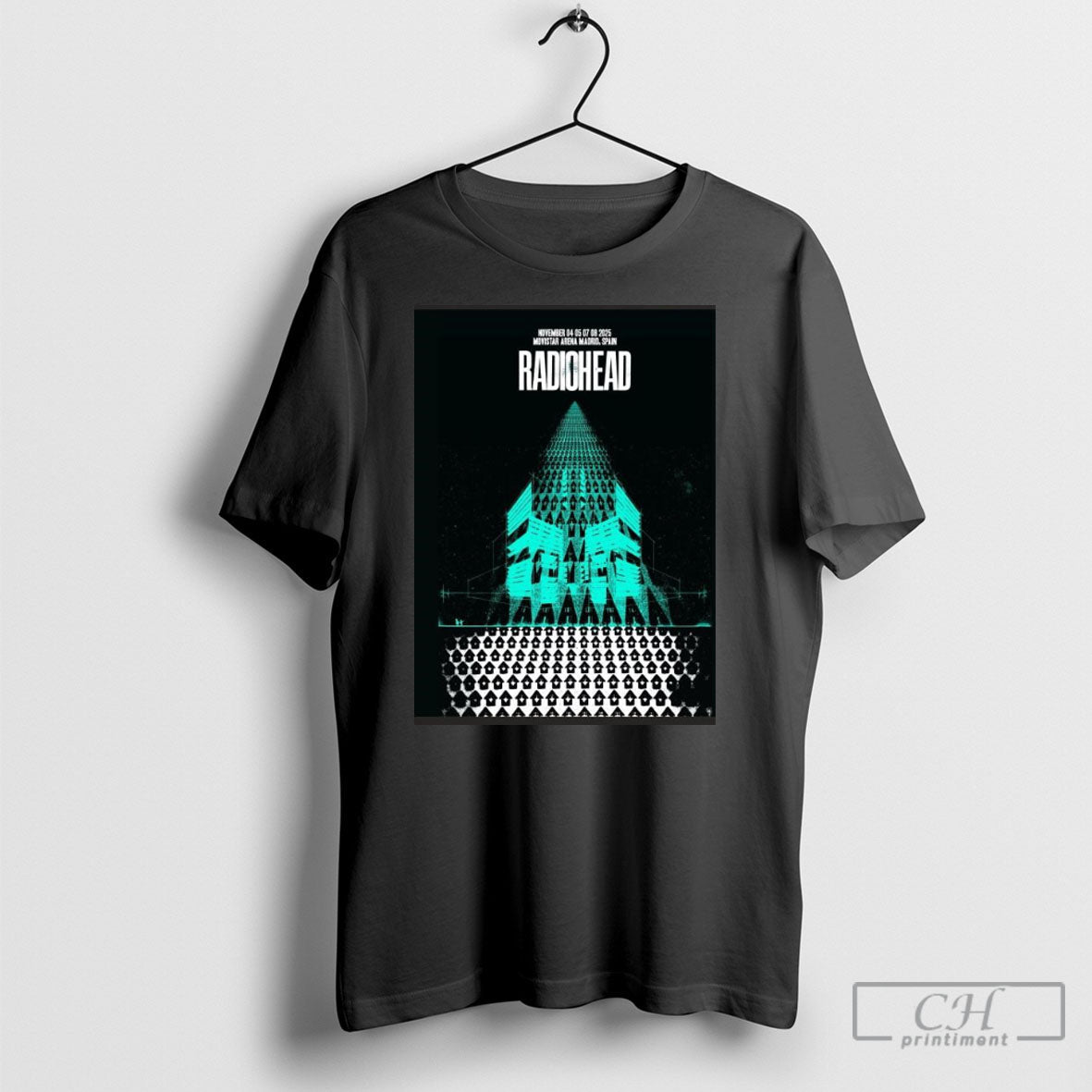 Radiohead Movistar Arena Madrid Spain November 2025 - Adult & Kids T-Shirts, Sweatshirts & Hoodies apparel design preview 1