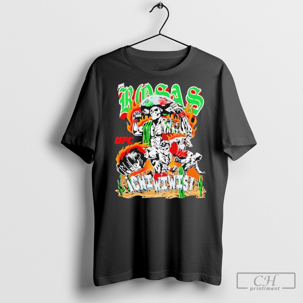 Raul Rosas Jr Warren Lotas Ufc Ichiwiwis Skeleton - Adult & Kids T-Shirts, Sweatshirts & Hoodies apparel design preview 1