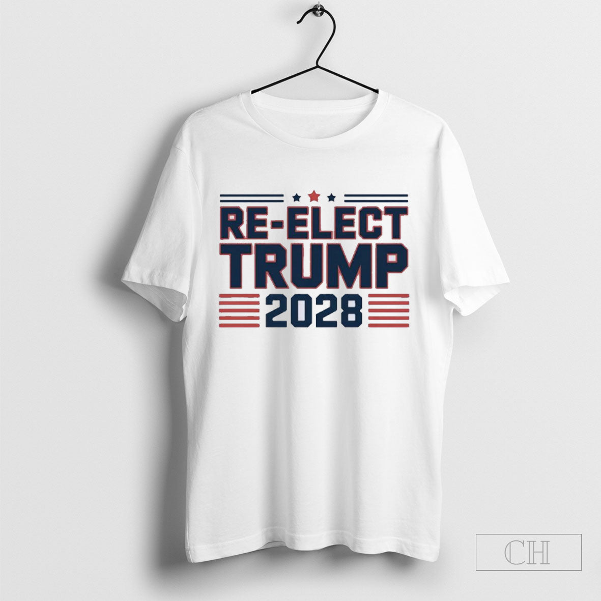 Re Elect Trump 2028 - Adult & Kids T-Shirts, Sweatshirts & Hoodies apparel design preview 1
