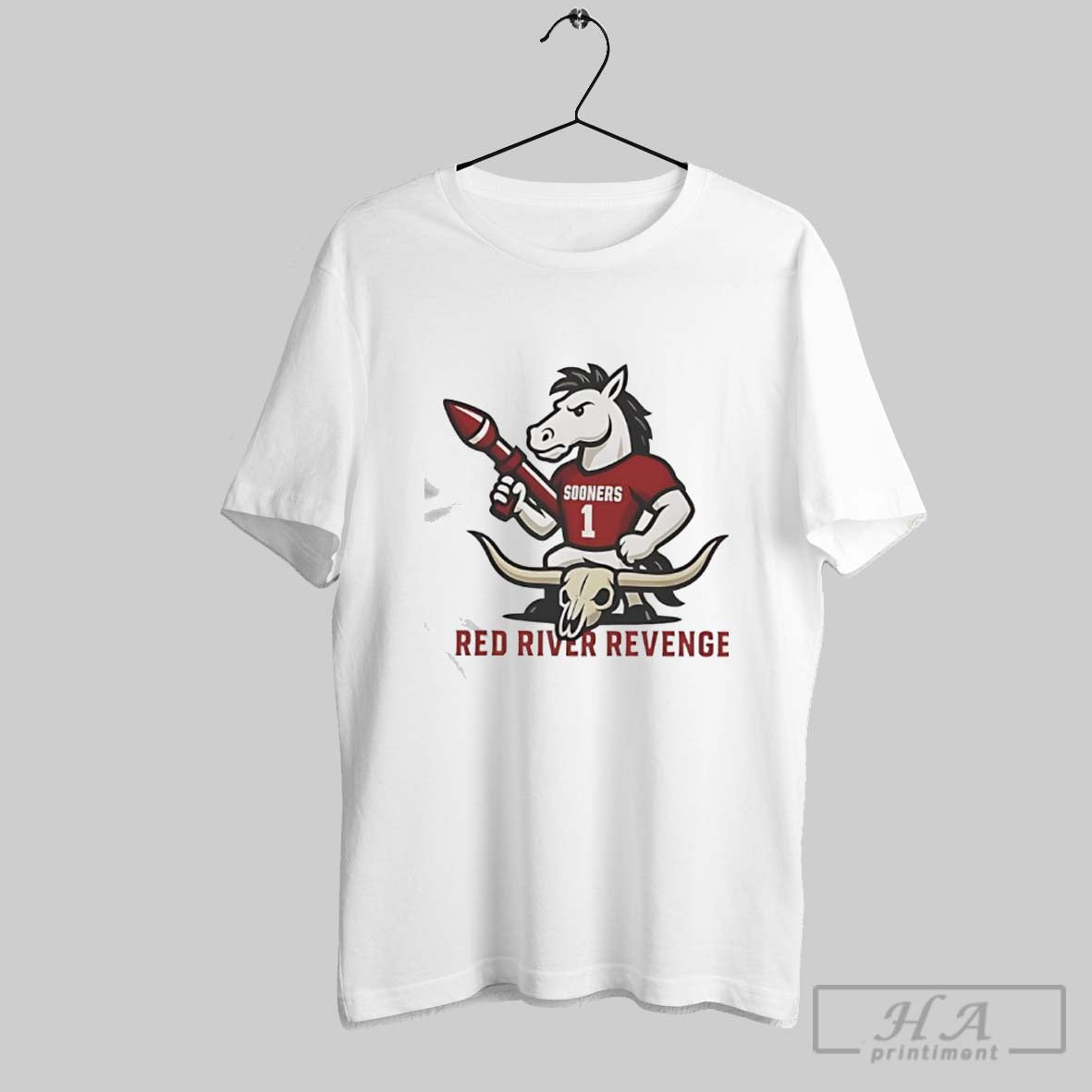 Red River Revenge Oklahoma Sooners - Adult & Kids T-Shirts, Sweatshirts & Hoodies apparel design preview 1