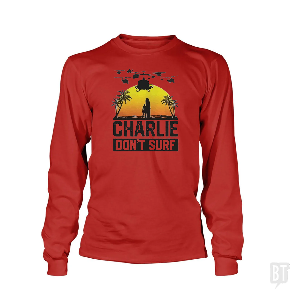 Charlie Don't Surf - Adult & Kids T-Shirts, Sweatshirts & Hoodies apparel design preview 1