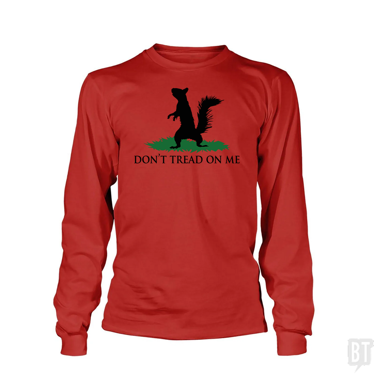 Don't Tread On Me Squirrel - Adult & Kids T-Shirts, Sweatshirts & Hoodies apparel design preview 1