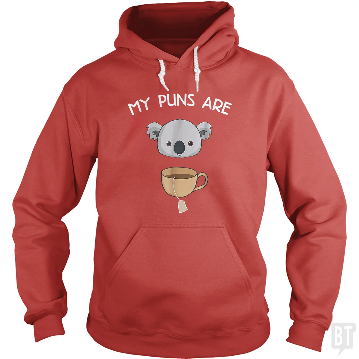 My Puns Are Koala Tea - Adult & Kids T-Shirts, Sweatshirts & Hoodies apparel design preview 1