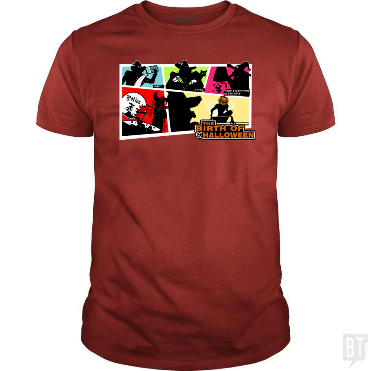 The Birth of Halloween - Adult & Kids T-Shirts, Sweatshirts & Hoodies apparel design preview 1