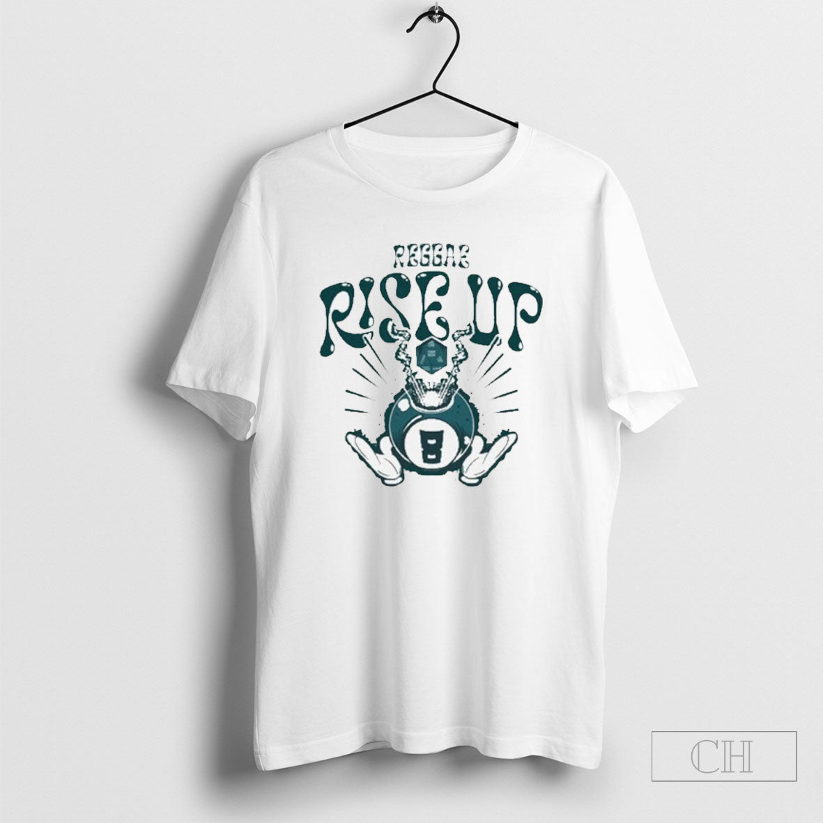 Reggae Rise Up Oregon 8 Ball - Adult & Kids T-Shirts, Sweatshirts & Hoodies apparel design preview 1