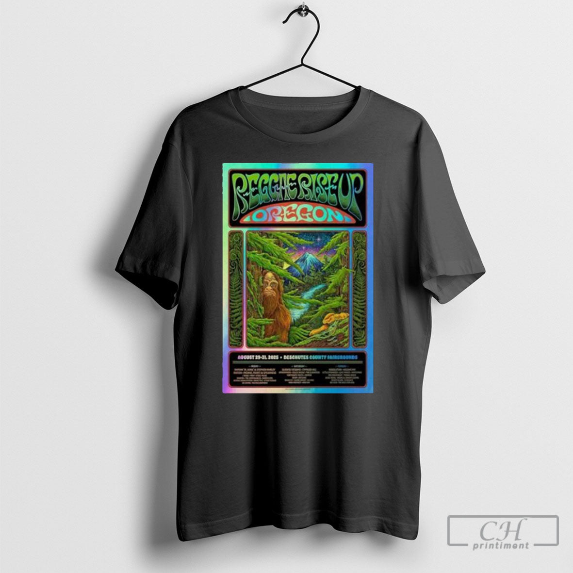 Reggae Rise Up Oregon Redmond Or Aug 29 31 2025 - Adult & Kids T-Shirts, Sweatshirts & Hoodies apparel design preview 1