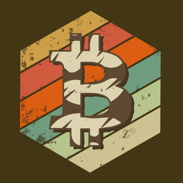 Retro Bitcoin - Adult & Kids T-Shirts, Sweatshirts & Hoodies apparel design preview 1