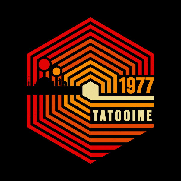 Retro Two Suns - Adult & Kids T-Shirts, Sweatshirts & Hoodies apparel design preview 1