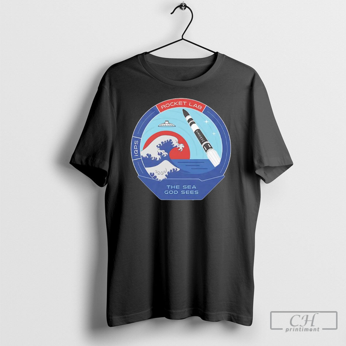 Rocket Lab The Sea God Sees - Adult & Kids T-Shirts, Sweatshirts & Hoodies apparel design preview 1