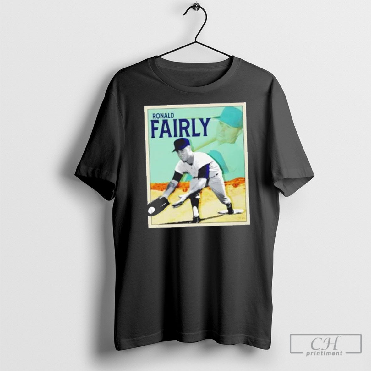 Ronald Fairly Los Angeles Dodgers Card - Adult & Kids T-Shirts, Sweatshirts & Hoodies apparel design preview 1