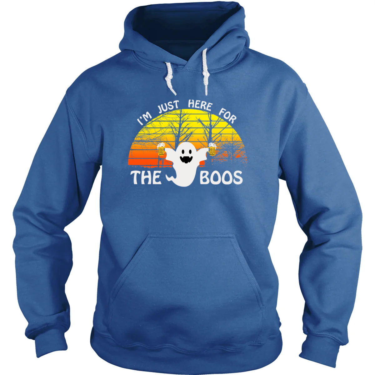 Just Here for the Boos - Adult & Kids T-Shirts, Sweatshirts & Hoodies apparel design preview 1