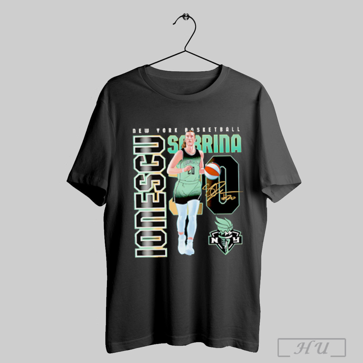 Sabrina Ionescu New York Liberty Player Number - Adult & Kids T-Shirts, Sweatshirts & Hoodies apparel design preview 1