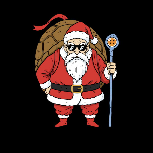 Santa Kame Sennin - Adult & Kids T-Shirts, Sweatshirts & Hoodies apparel design preview 1
