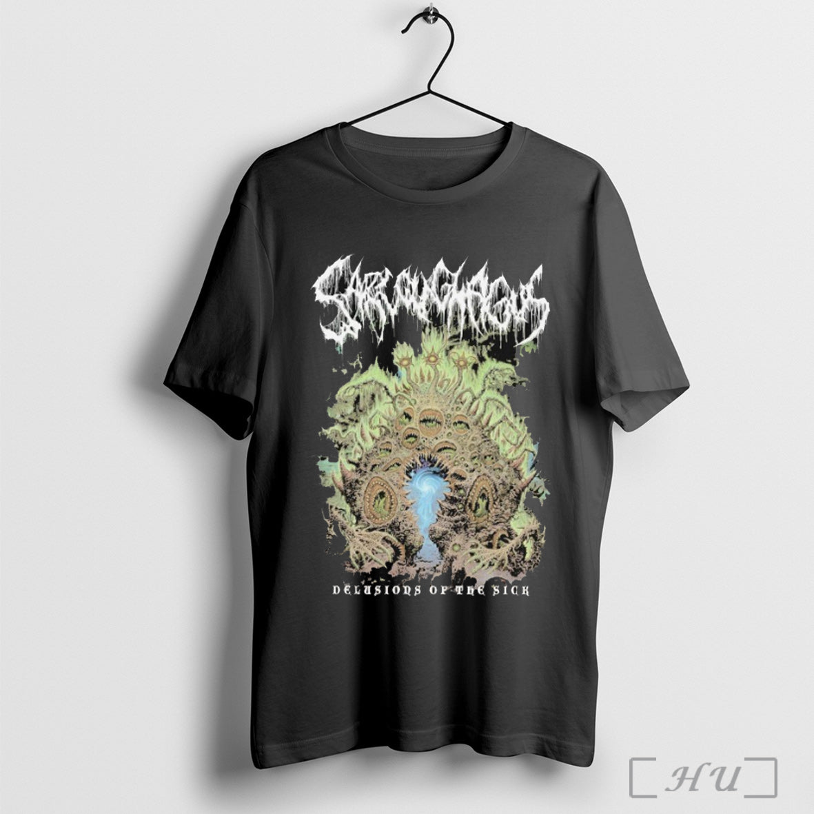 Sarcoughagus Delusions Of The Sick - Adult & Kids T-Shirts, Sweatshirts & Hoodies apparel design preview 1