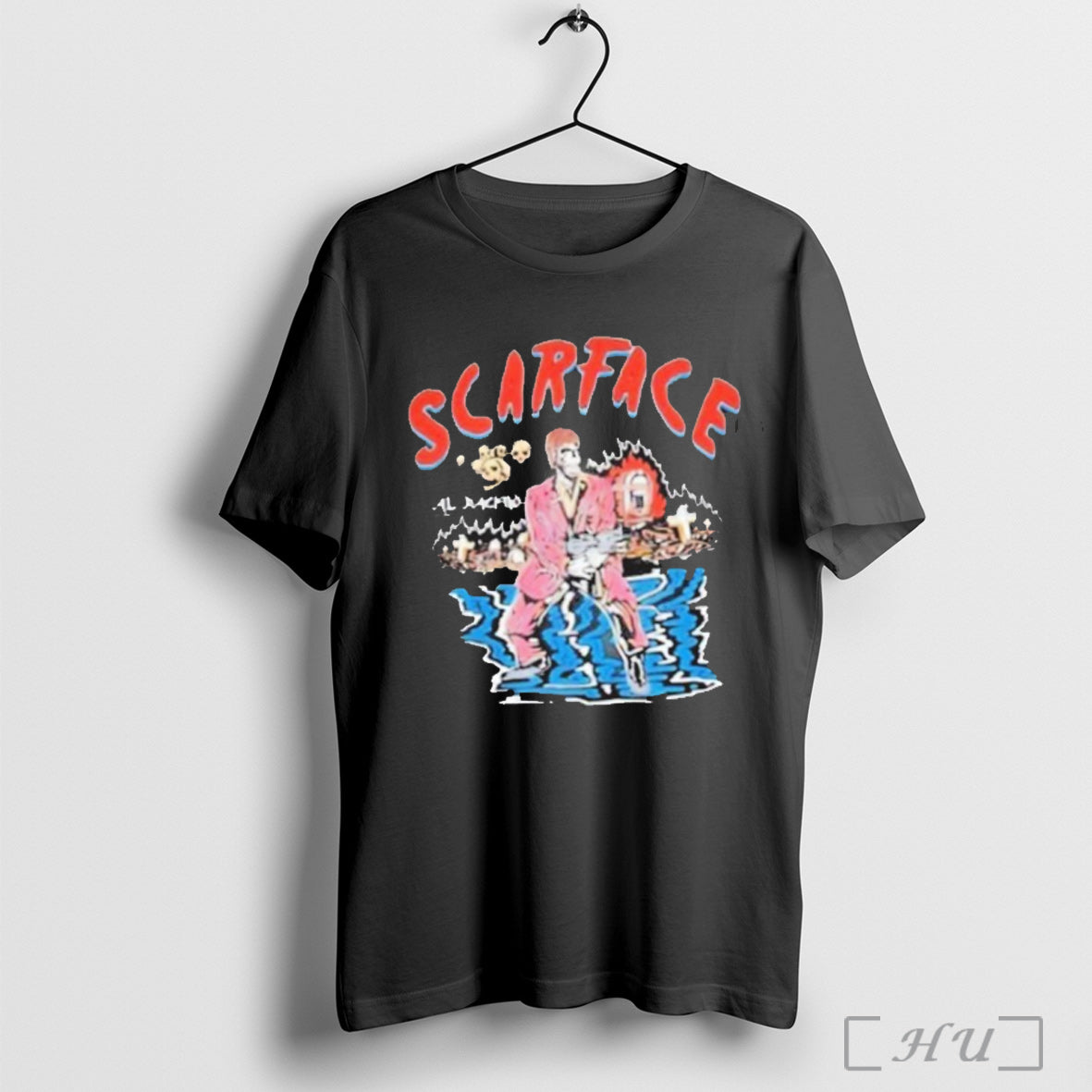 Scarface Al Pacino Skeleton - Adult & Kids T-Shirts, Sweatshirts & Hoodies apparel design preview 1