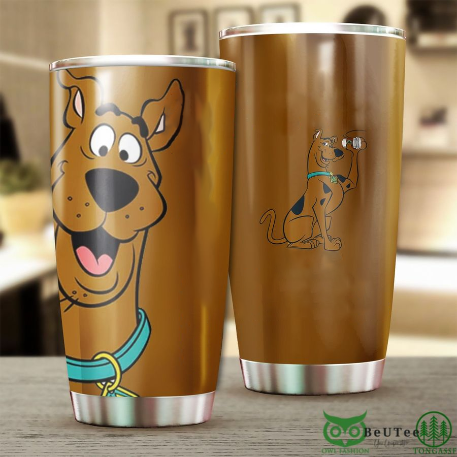 Scooby Doo Brown Tumbler Cup - Adult & Kids T-Shirts, Sweatshirts & Hoodies apparel design preview 1