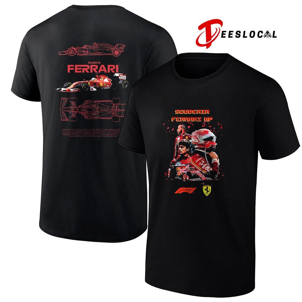 Scuderia Ferrari HP car racing - Adult & Kids T-Shirts, Sweatshirts & Hoodies apparel design preview 1