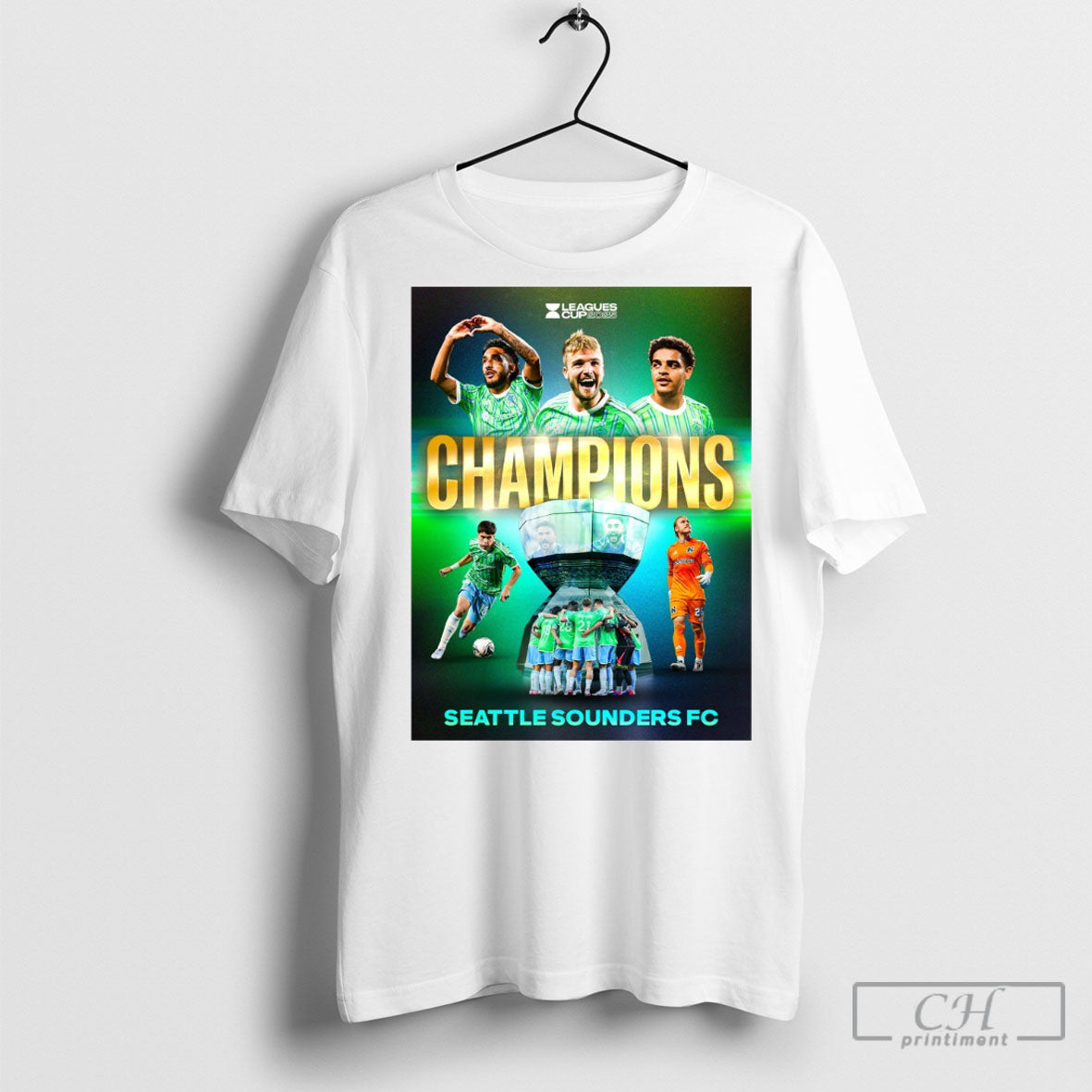 Seattle Sounders Fc Are Your 2025 Leagues Cup - Adult & Kids T-Shirts, Sweatshirts & Hoodies apparel design preview 1