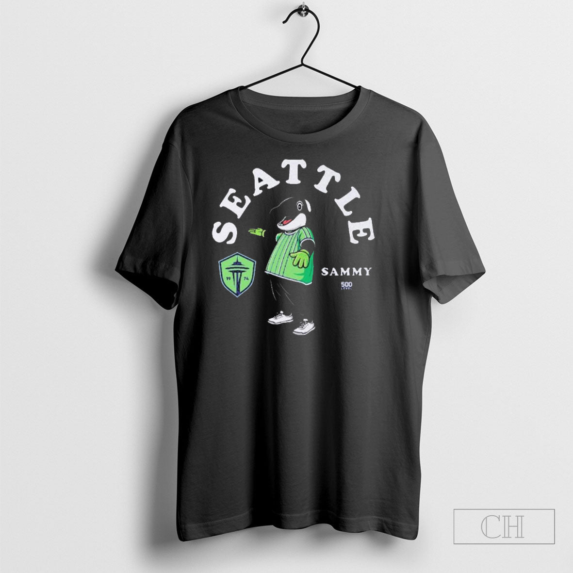 Seattle Sounders Fc Mascot Sammy - Adult & Kids T-Shirts, Sweatshirts & Hoodies apparel design preview 1