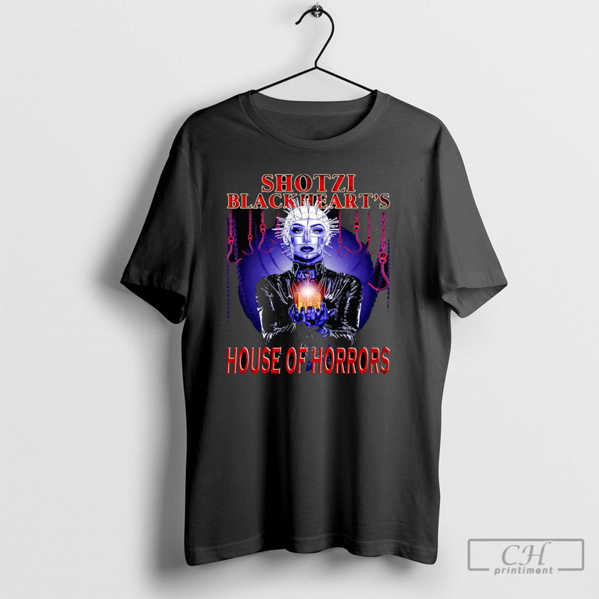 Shotzi Pinhead House Of Horrors - Adult & Kids T-Shirts, Sweatshirts & Hoodies apparel design preview 1