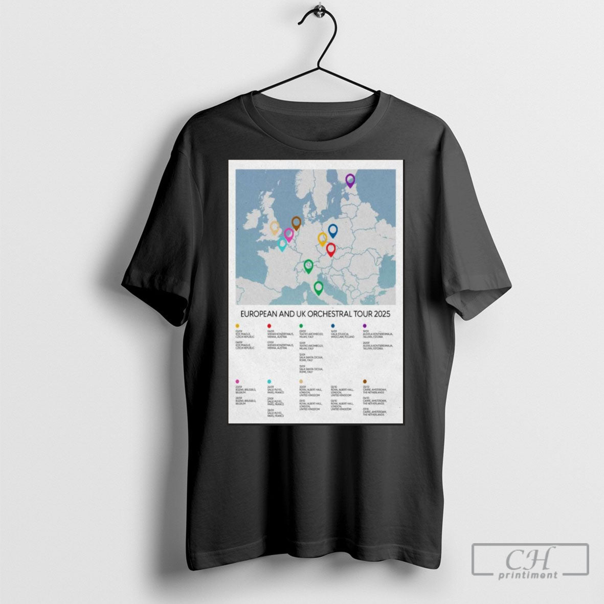 Sigur Ros 2025 European Uk Tour - Adult & Kids T-Shirts, Sweatshirts & Hoodies apparel design preview 1