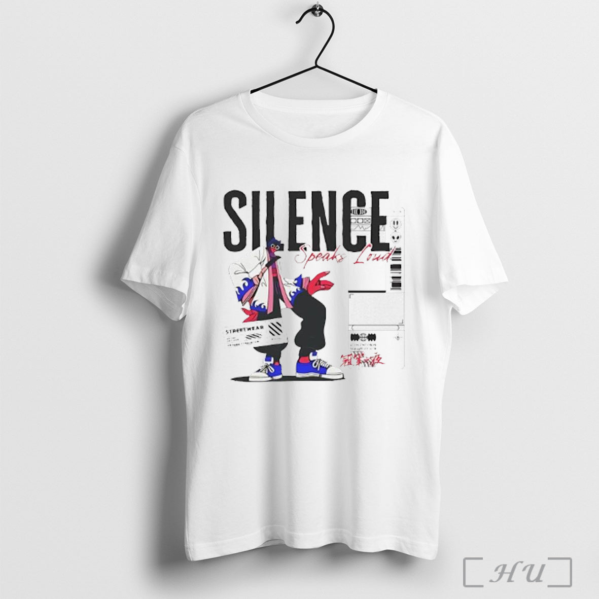 Silence Speaks Loud - Adult & Kids T-Shirts, Sweatshirts & Hoodies apparel design preview 1