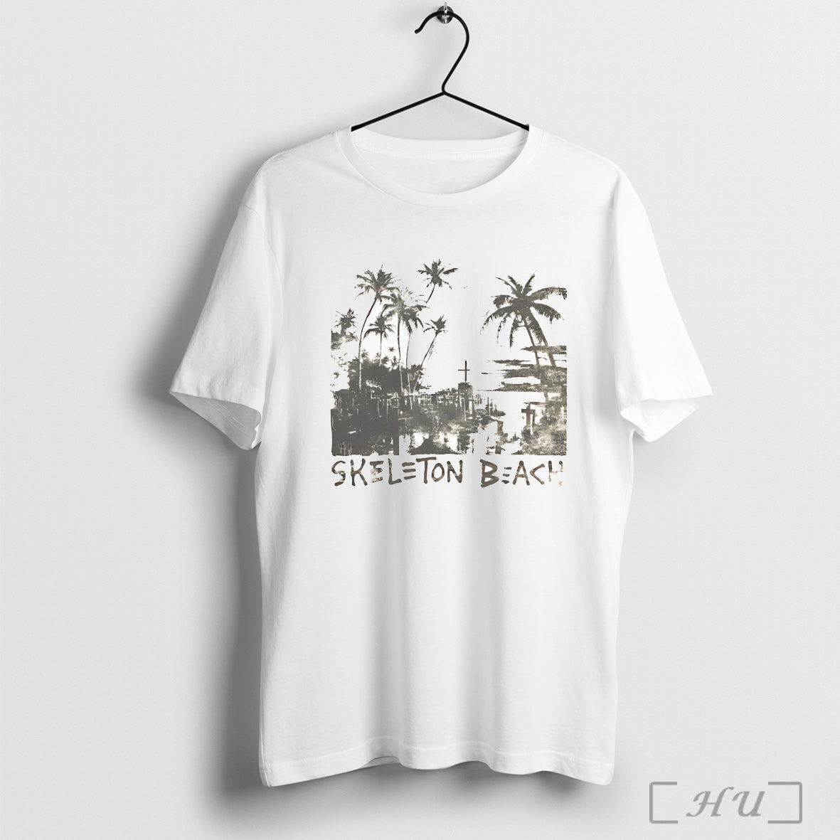 Skeleton Beach Day Night - Adult & Kids T-Shirts, Sweatshirts & Hoodies apparel design preview 1