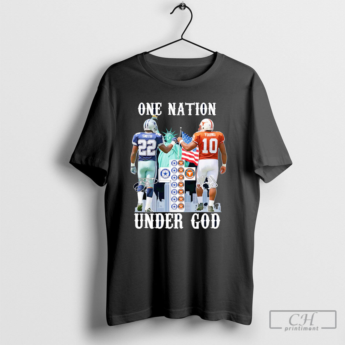Smith And Young One Nation Under God - Adult & Kids T-Shirts, Sweatshirts & Hoodies apparel design preview 1
