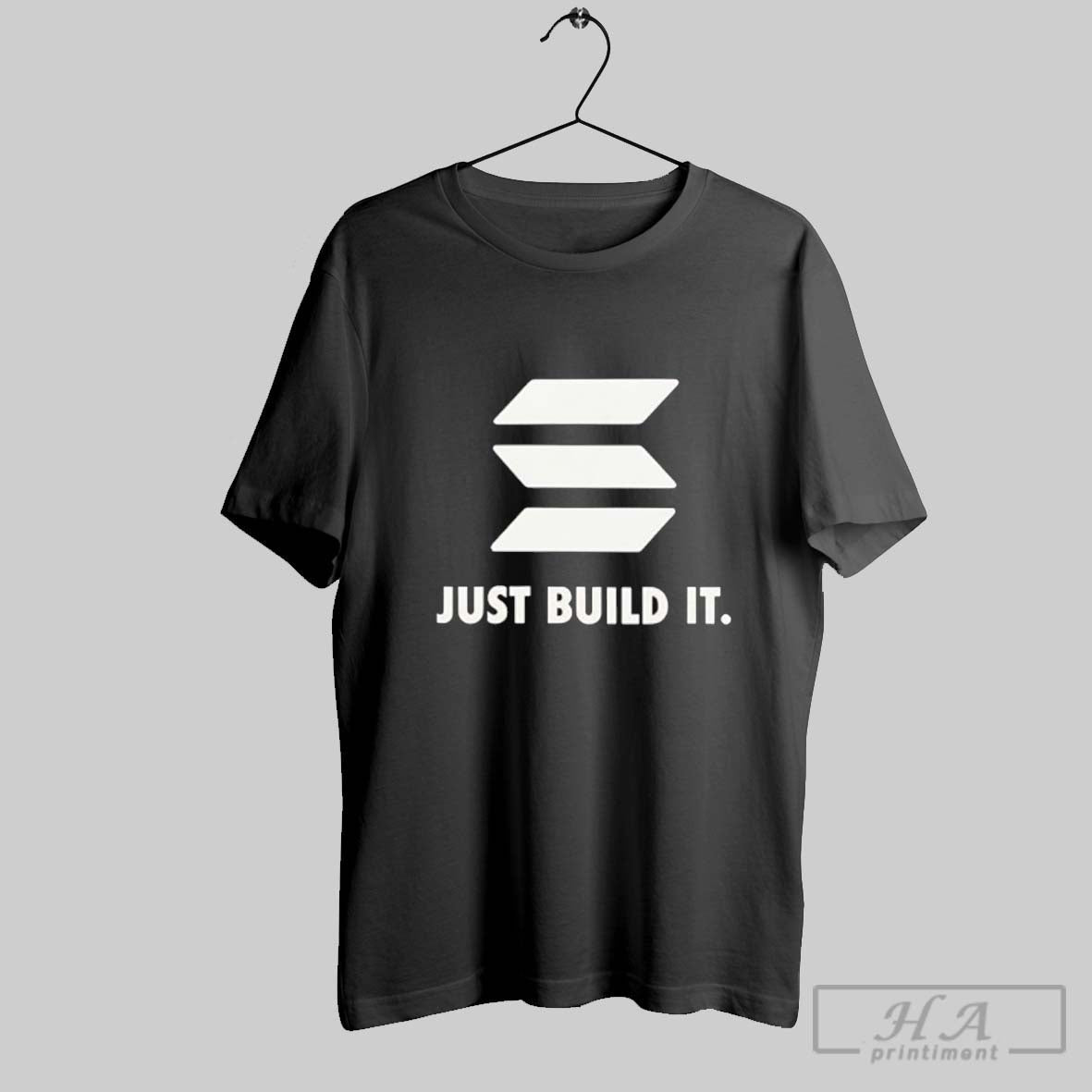 Solana Just Build It - Adult & Kids T-Shirts, Sweatshirts & Hoodies apparel design preview 1