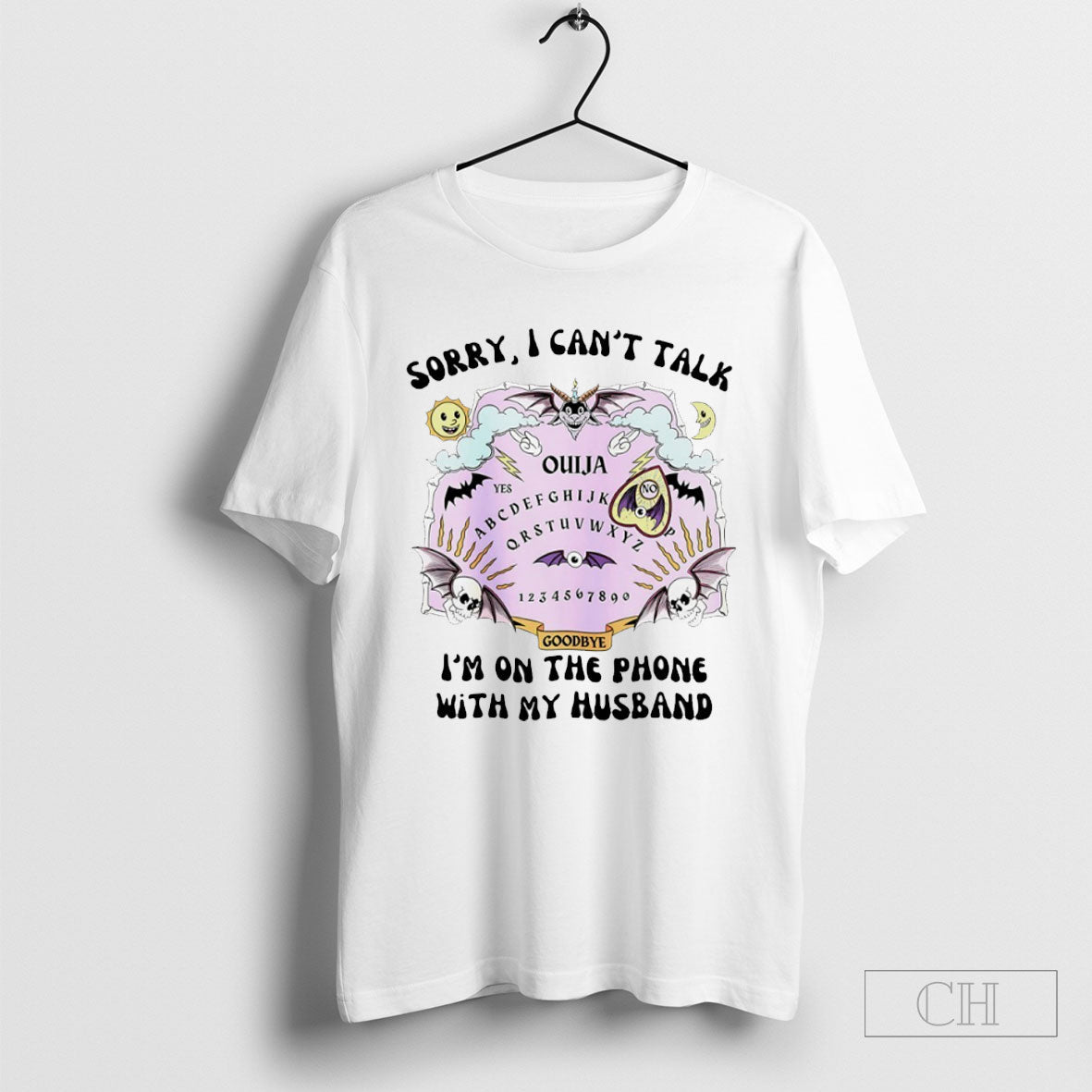 Sorry I Cant Talk Im On The Phone With My Husband - Adult & Kids T-Shirts, Sweatshirts & Hoodies apparel design preview 1