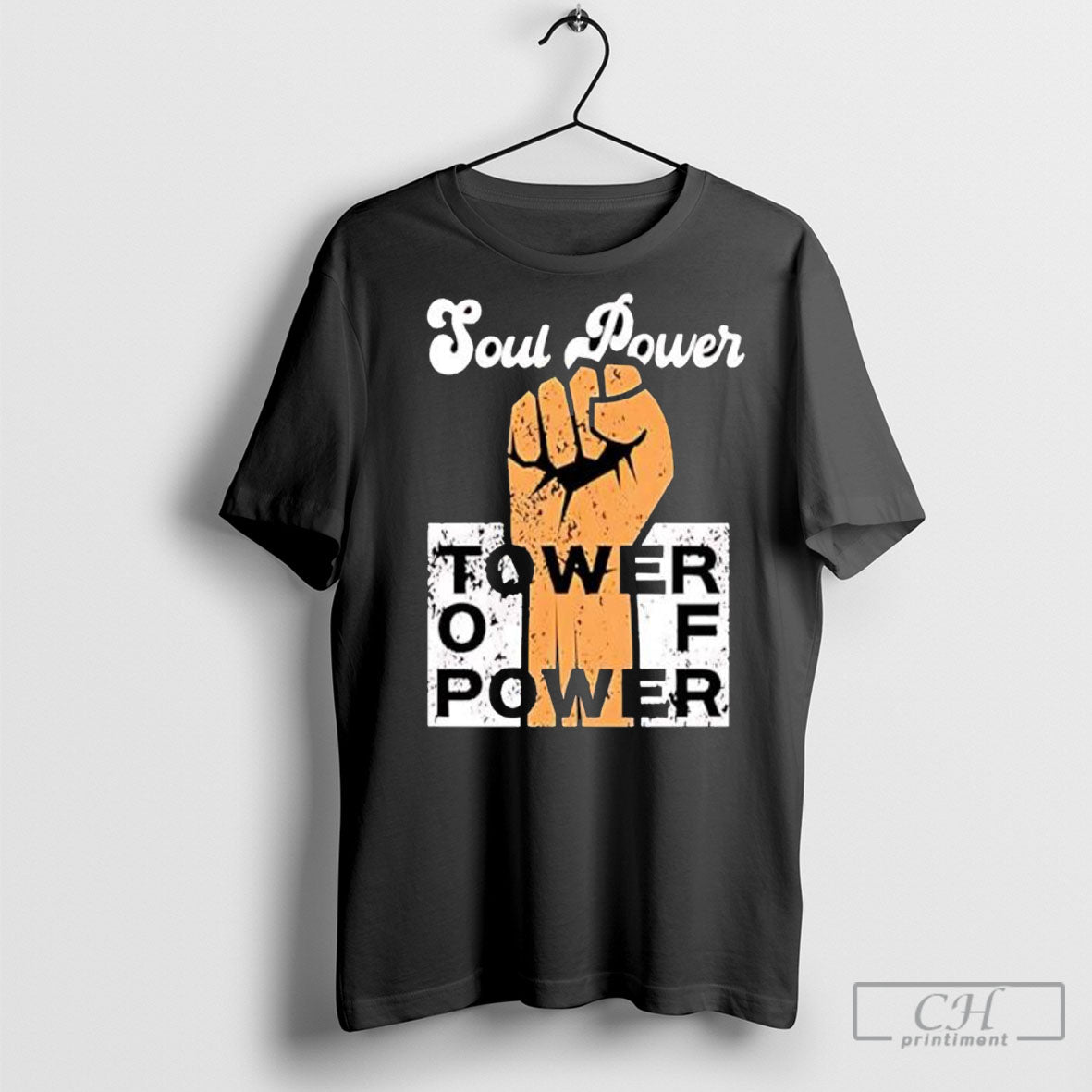 Soul Power Tower Of Hand - Adult & Kids T-Shirts, Sweatshirts & Hoodies apparel design preview 1